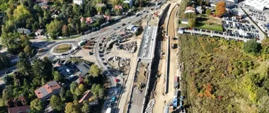 Węzeł w Wieliczce nabiera kształtu. Wiadukt ma zastąpić światła na DK94