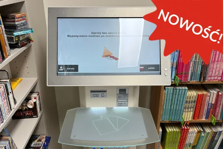 Koniec kolejki po książkę. W Filii nr 39 działa Selfcheck.