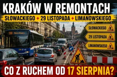 Aleje Trzech Wieszczów z kolejnym remontem. Dwa zwężenia na jednej trasie