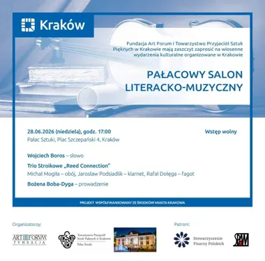 W Pałacu Sztuki poezja spotka się z brzmieniem stroików