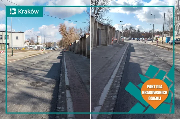 Na osiedlowych ulicach Krakowa ruszyły kolejne remonty i widać już zmiany