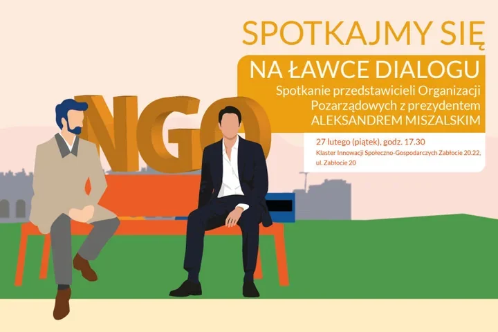 Prezydent zaprasza organizacje pozarządowe na rozmowę w ramach Ławki dialogu