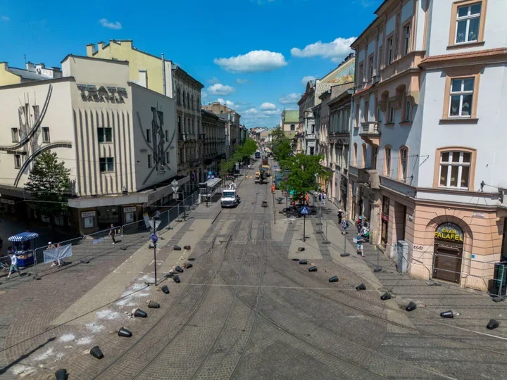 Bagatela w remoncie. Centrum Krakowa wchodzi w długi objazd
