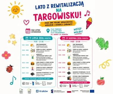 Kino pod gwiazdami i potańcówka. Tak zakończą się wakacje w Nowej Hucie