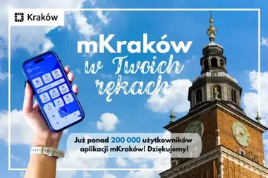 Ponad 200 tysięcy osób korzysta z mKrakowa. Doszły nowe funkcje
