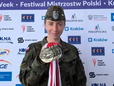 Klaudia Zwolińska zdobyła sześć medali na torze Kolna