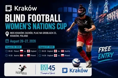 Cztery mecze blind footballu pod Wawelem. Polska zagra z Anglią i Austrią