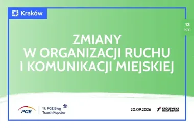 Bieg Trzech Kopców zmieni ruch w Krakowie. Ulice będą zamykane etapami