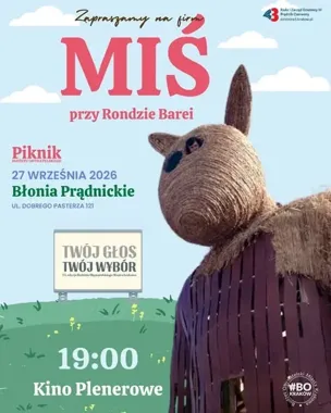 Najpierw piknik, potem kultowy „Miś”. Seans pod gołym niebem przy Rondzie Barei