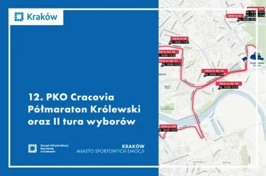 Półmaraton i wybory w Krakowie tego samego dnia. Dotyczy to 33 lokali