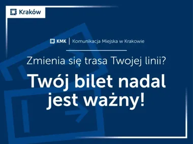Zmieniła się trasa linii, ale bilet nadal działa. Są ważne wyjątki