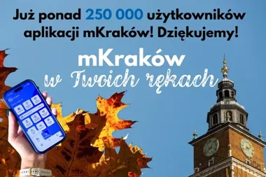 Ćwierć miliona osób korzysta z aplikacji mKraków