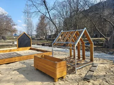 Park Stacja Wisła zmienia się w miejsce zabawy, ruchu i odpoczynku