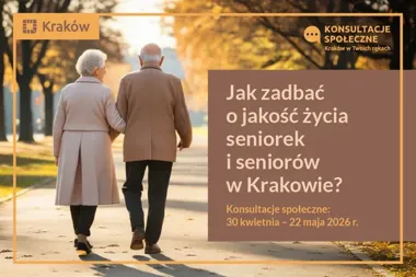 Seniorki i seniorzy zabiorą głos o planie na najbliższe lata. Ruszają konsultacje w Krakowie