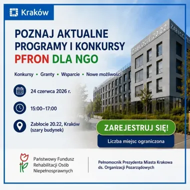 PFRON i Kraków szykują spotkanie dla NGO. Chodzi o nowe pieniądze