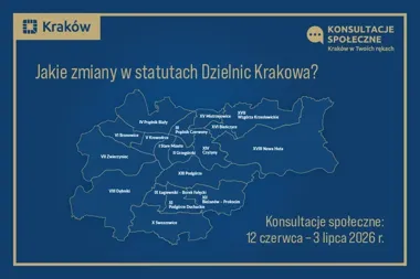 Nowe statuty dzielnic Krakowa. Ruszają konsultacje z mieszkańcami