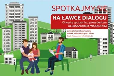 Ławka dialogu wraca na Kurdwanów. W szkole padną pytania o sprawy dzielnicy