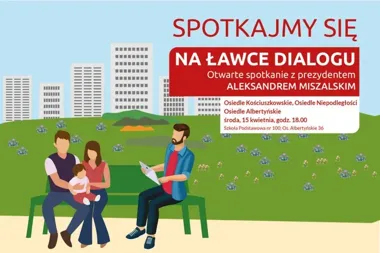 Ławka dialogu wraca do Bieńczyc – Miszalski spotka się z mieszkańcami trzech osiedli