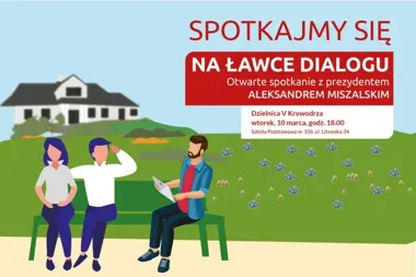 Prezydent spotka się z mieszkańcami Krowodrzy na „Ławce dialogu” przy Szkole 106