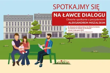 Ławka dialogu wróciła do Nowej Huty. Mieszkańcy znów mówią o swoich sprawach