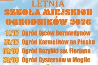 Za klasztornymi murami Krakowa kryją się ogrody, do których zwykle nie ma wstępu