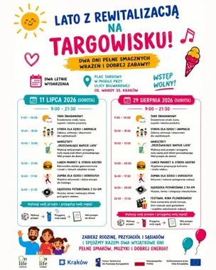 Bulwarowa ożyje latem. Dwa sąsiedzkie wydarzenia z muzyką i kinem pod chmurką