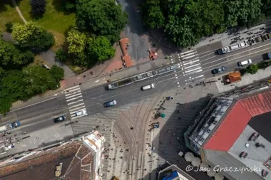 Remont węzła Bagatela zamknie kluczowy odcinek centrum. Piesi przejdą, kierowcy i tramwaje – na objazdy