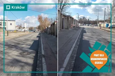 Na osiedlowych ulicach Krakowa ruszyły kolejne remonty i widać już zmiany