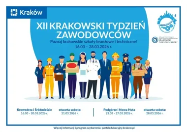 Krakowski Tydzień Zawodowców – szkoły otwarte dla przyszłych fachowców