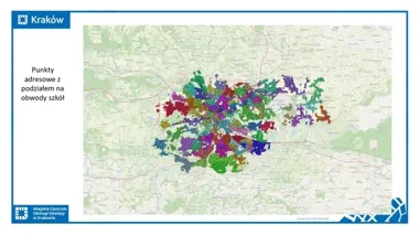 Mapa danych dla szkół w Krakowie. Decyzje mają być trafniejsze