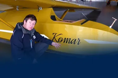 Mały z nazwy, wielki w powietrzu - historia szybowca IS-B Komar