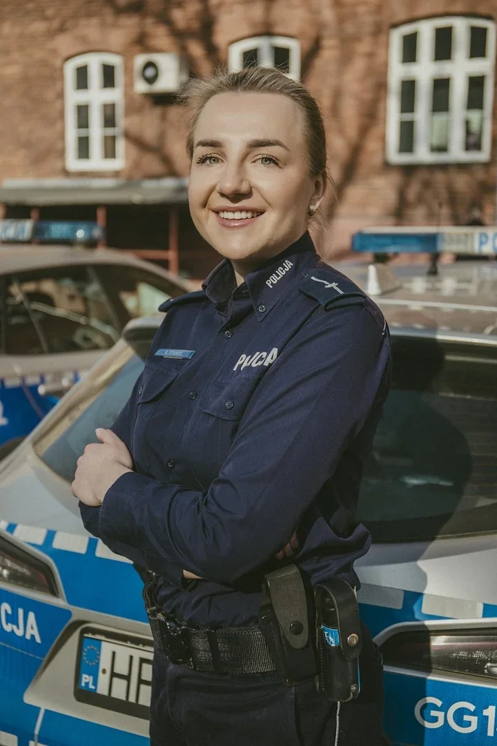 Dzielnicowa z Huty - odznaczona po akcji przy zderzeniu autobusu i aut