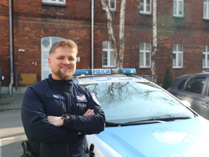 Dzielnicowy z III Komisariatu w Krakowie - podróżnik i ratownik w mundurze