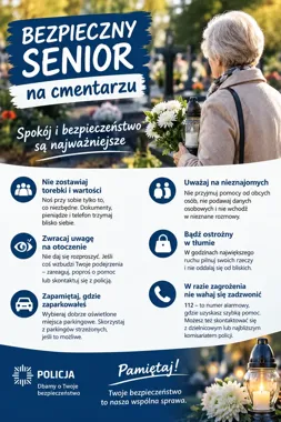 Torebka blisko, rzeczy pod nadzorem. Policja ostrzegała seniorów w Krakowie