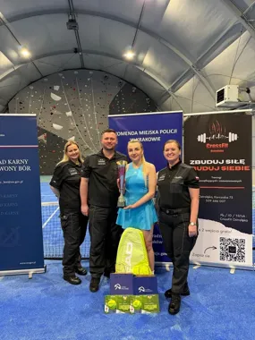 Krakowska dzielnicowa weszła na kort i wróciła ze złotem