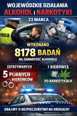 Ciężarówka na promilach i 8 tysięcy kontroli - Kraków pod lupą policji
