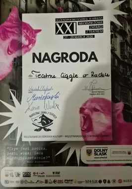 Teatr Ciągle w Ruchu z nagrodą w Bolesławcu - ruch, który trafił w sedno