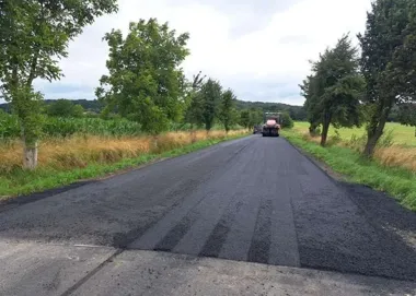 W Kobylanach trwa remont drogi. Nowa nawierzchnia obejmie 650 metrów