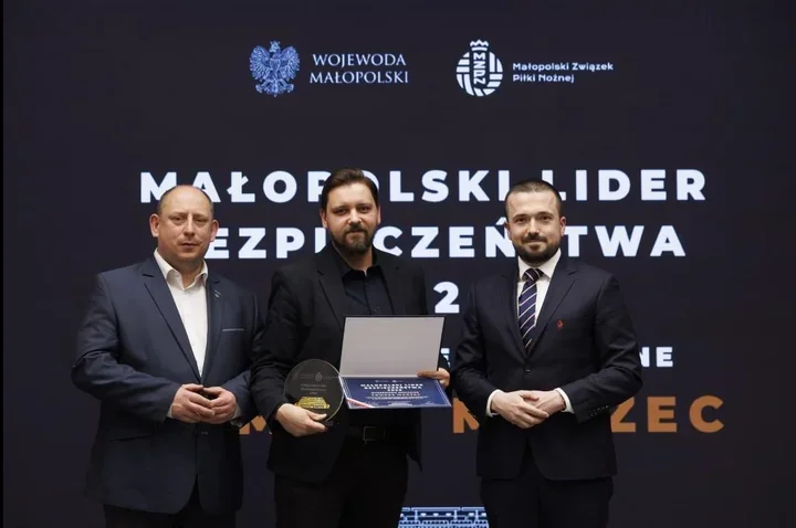 Dyrektor ZIS wyróżniony w konkursie Małopolski Lider Bezpieczeństwa