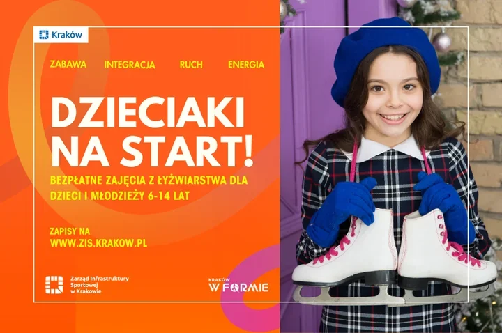 Dzieci znów na łyżwach – cykl Dzieciaki na start wraca na lodowisko