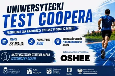 W Krakowie rusza test Coopera. Każdy może sprawdzić swoją formę