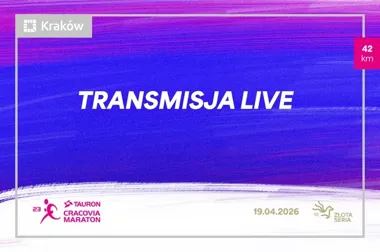 Cracovia Maraton ruszy na żywo jeszcze przed pierwszym startem
