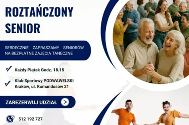 Roztańczony program dla seniorów ma prowadzić od sali treningowej aż na wielką scenę