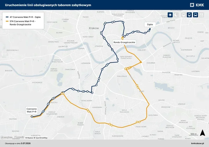 Zabytkowe tramwaje i autobusy wrócą na krakowskie trasy. Tylko jeden dzień