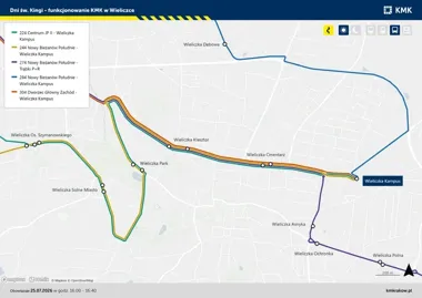 Obchody św. Kingi zmienią trasy autobusów. Objazdy w Wieliczce