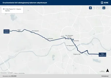 Zabytkowy autobus przejedzie przez Kraków. Linia H połączy Płaszów z Olszanicą
