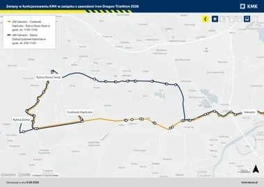 Iron Dragon Triathlon zmieni trasy autobusów. Utrudnienia w gminie Liszki