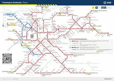 Przebudowa Teatru Bagatela zmienia tramwaje. Dziewięć linii zawieszonych